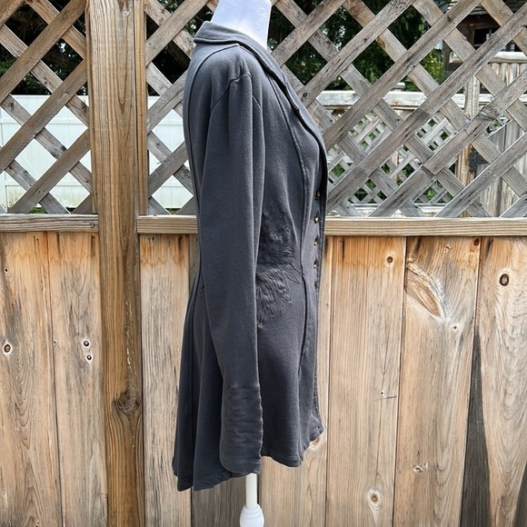 Soft Surroundings Gray Shacket Size Small - Picture 9 of 11